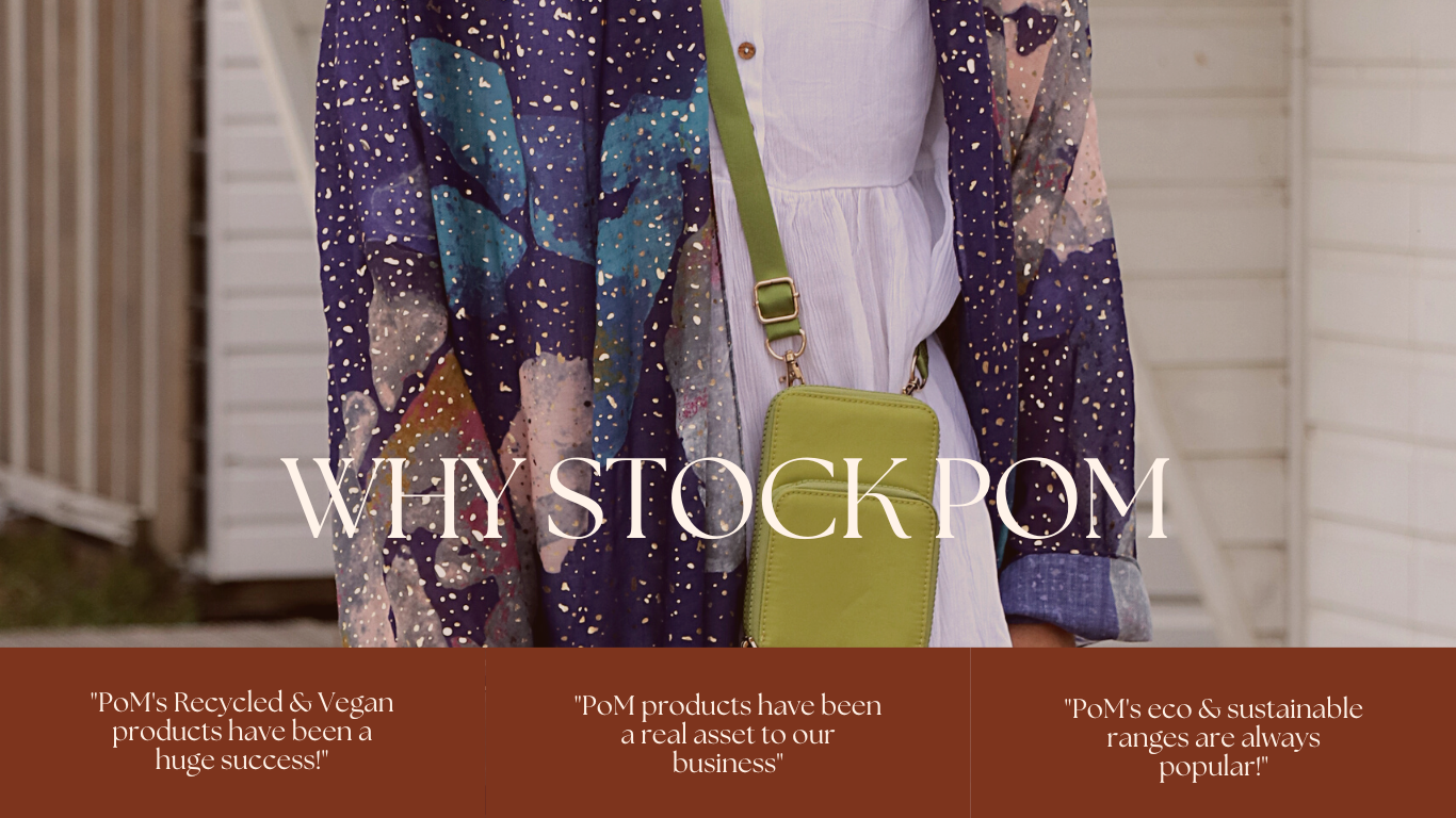 stock PoM sustainable accessories